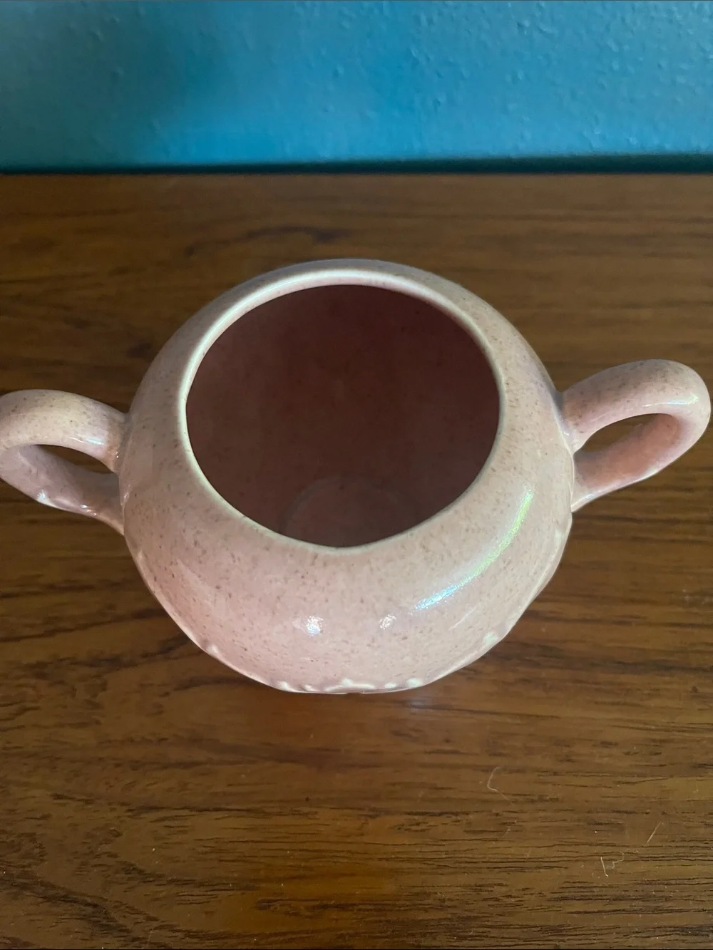 Steubenville Woodfield Coral Sugar Bowl